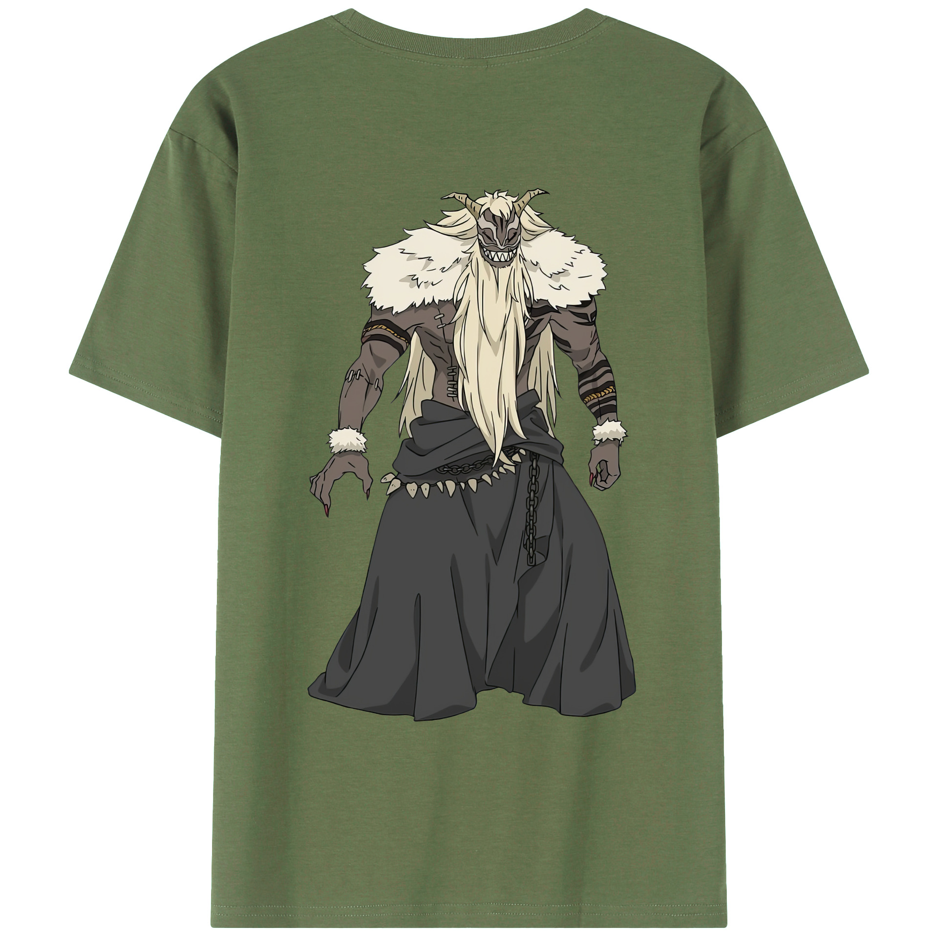 （画像用） 葬送のフリーレン Frieren 綿100％ メンズ半袖Tシャツ（バックプリント） 通気性